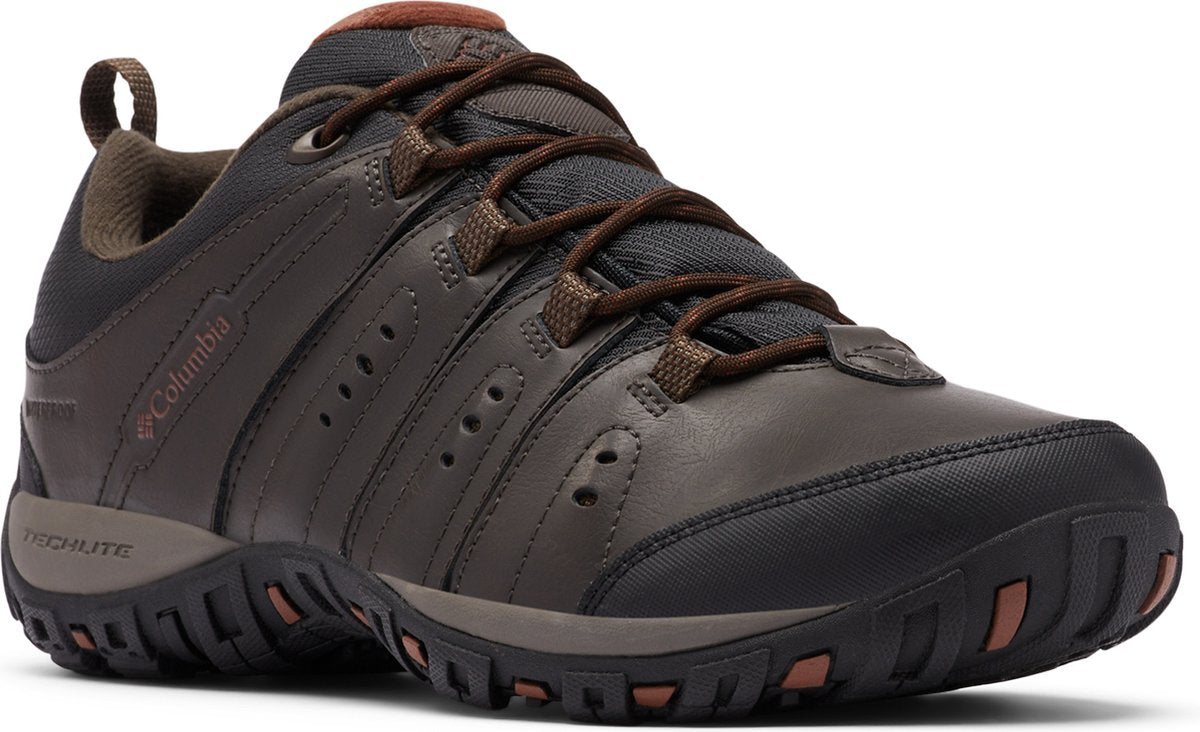 Columbia woodburnâ„¢ ii waterproof men's wandelschoenen - cordovan, cinnamon - maat 41.5