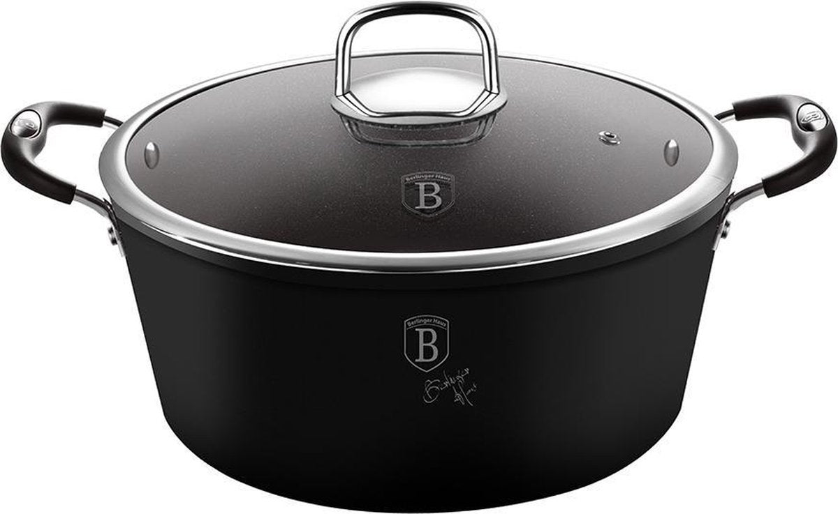 BerlingerHaus Berlinger haus - 6122 - braadpan - 20cm - zwart - professioneel