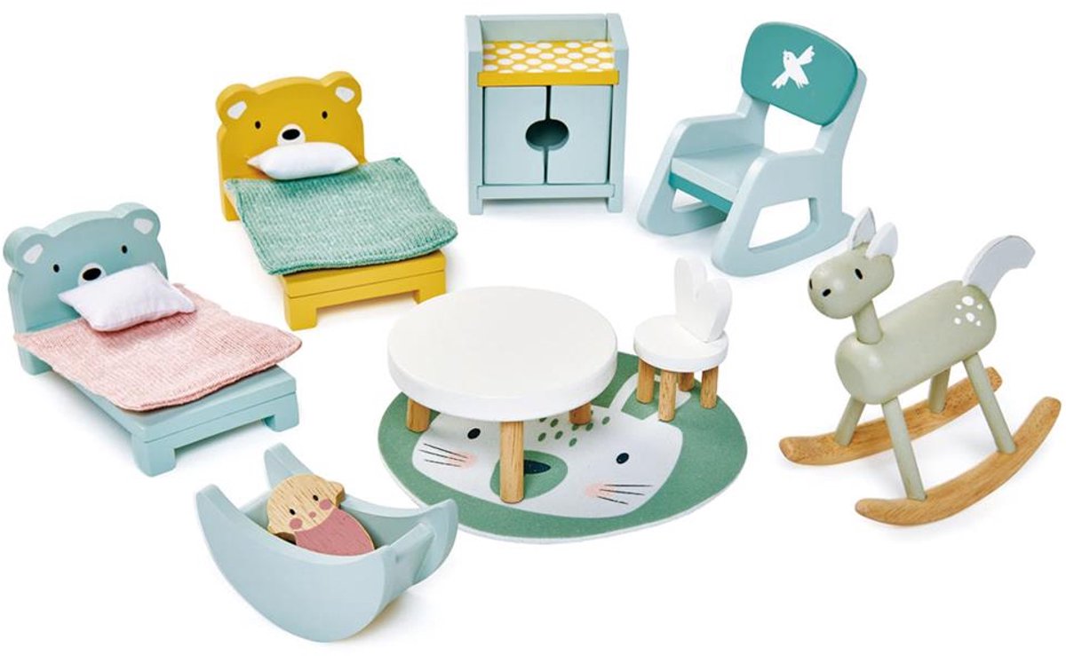 Tender Leaf Toys Meubeltjes kinderkamer – poppenhuis |