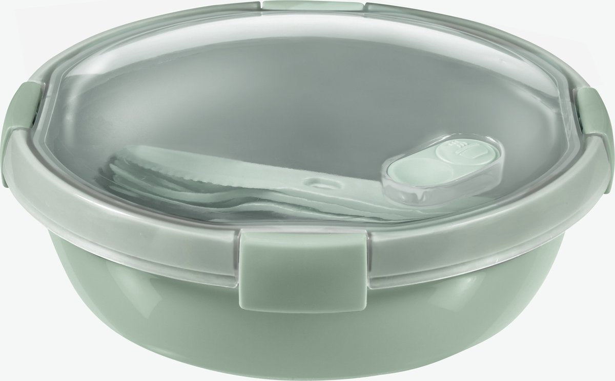 Curver smart to go eco lunchbox 1l + bestekset - groen