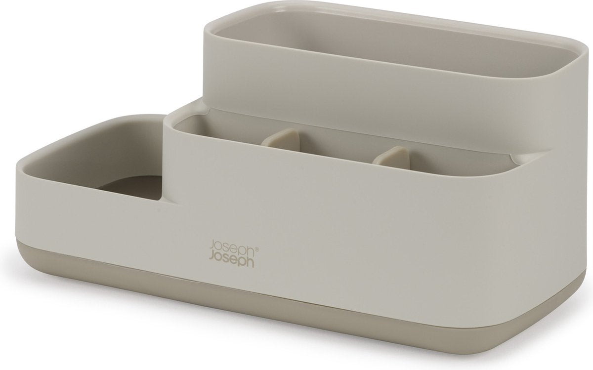 Joseph Joseph Badkamer organizer, met 5 verdeelvakken, antislip, kunststof, grijs - | easystore