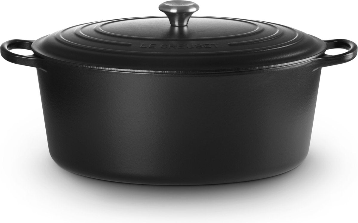 Le Creuset signature braadpan - 14,8 liter - 40 cm - zwart