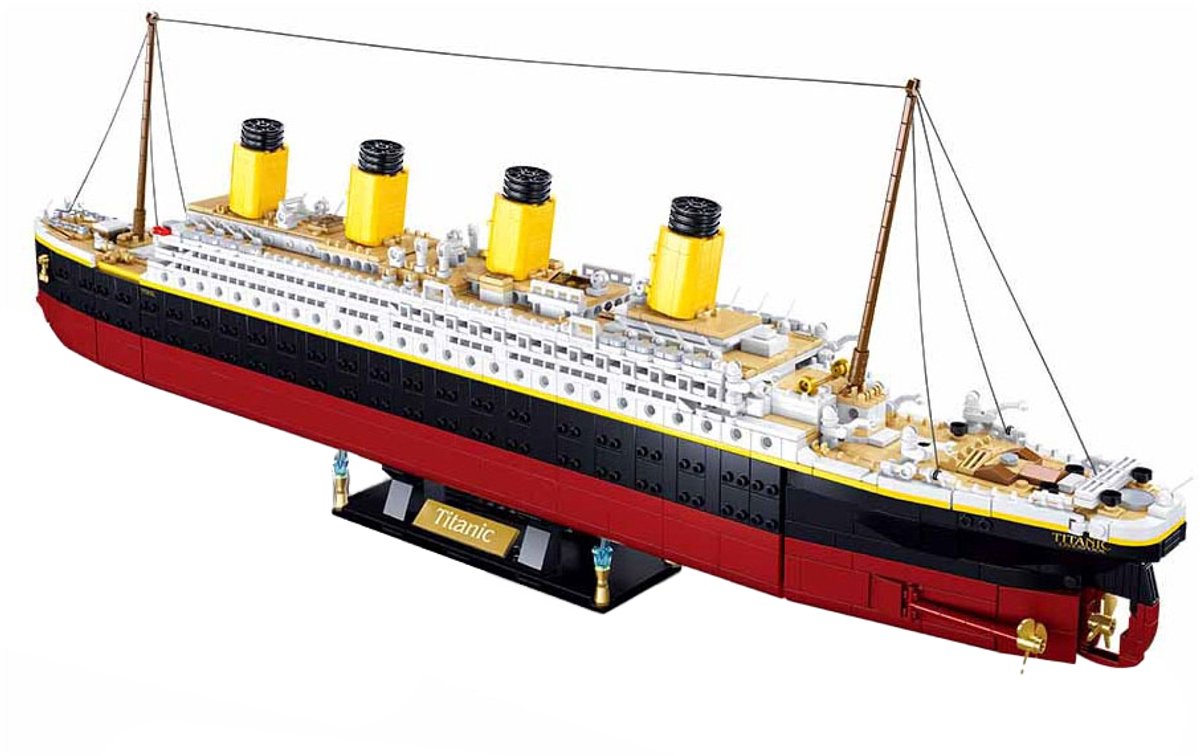 Sluban - m38-b1122 titanic extra large 2401 bouwstenen