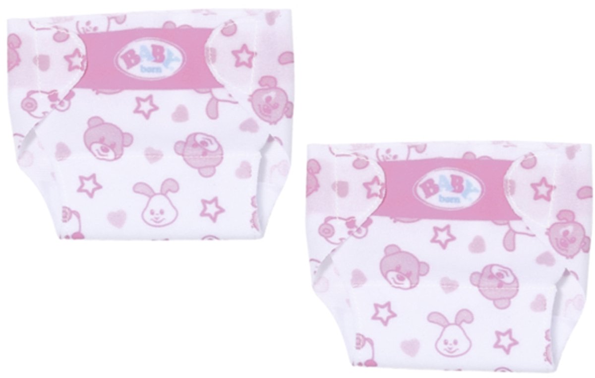BABY Born little luiers 2 stuks 36 cm - poppenverzorgingsproduct