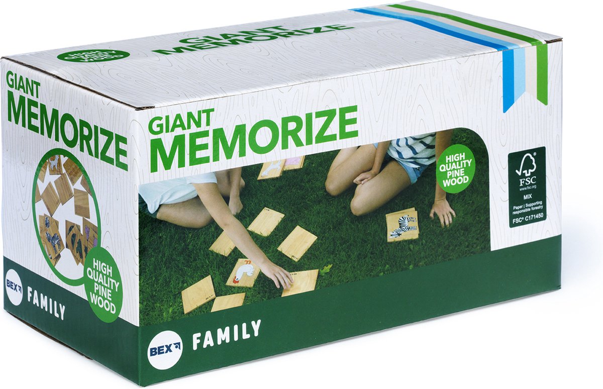 Bex Sport giant houten memo set
