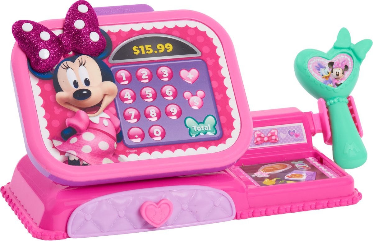Just Play Minnie bowtique speelgoedkassa met geluid - 10dlg.
