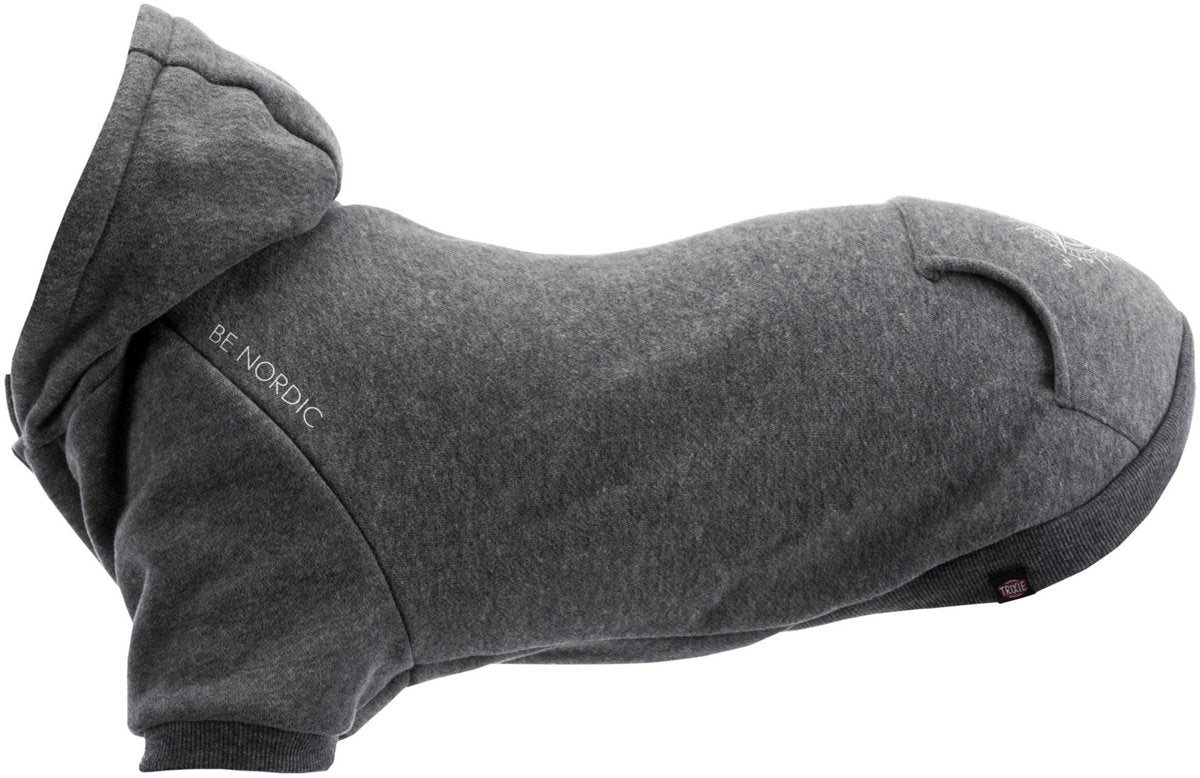 Trixie be nordic hondentrui hoodie flensburg grijs 27 cm