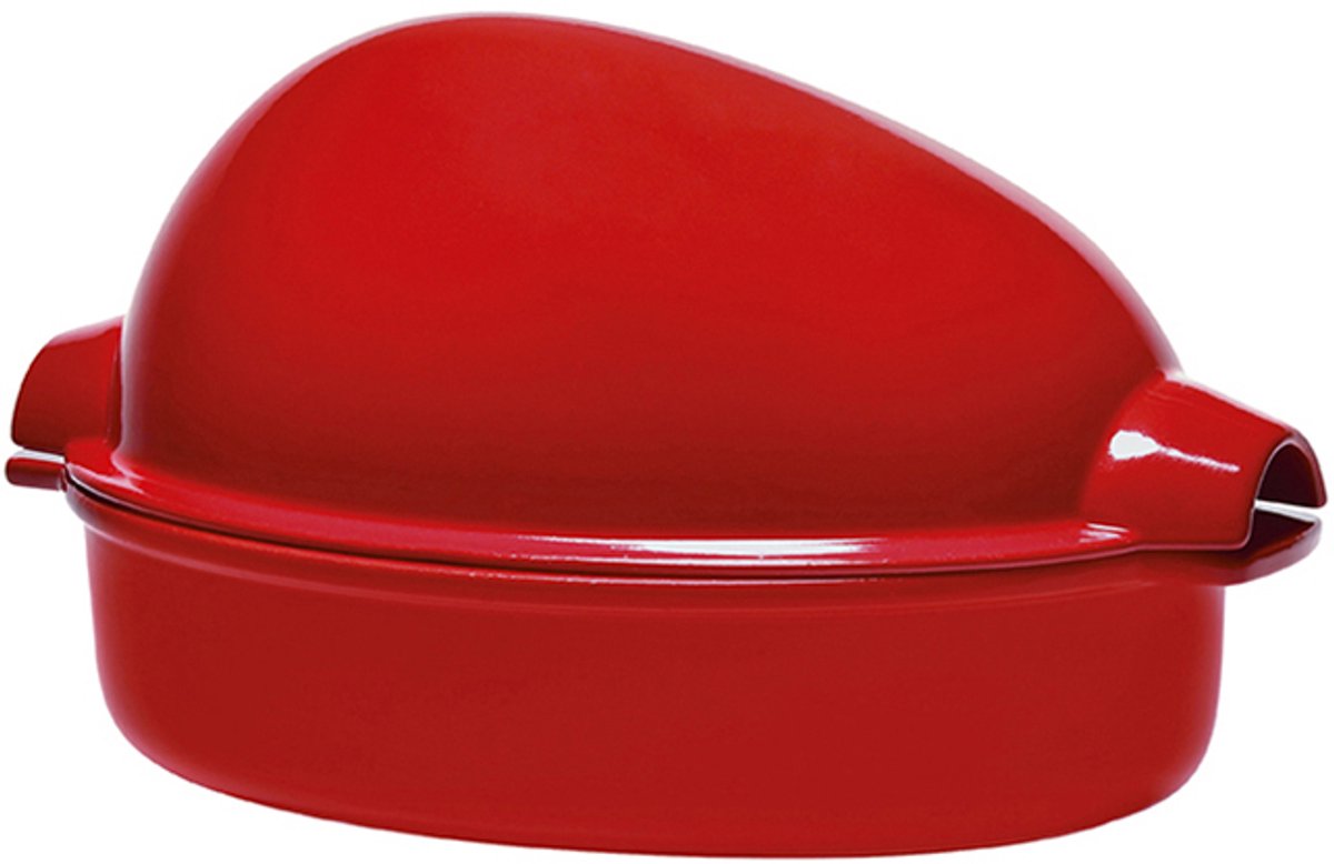 Emile Henry chicken baker large e-box - 415x275mm - grand cru