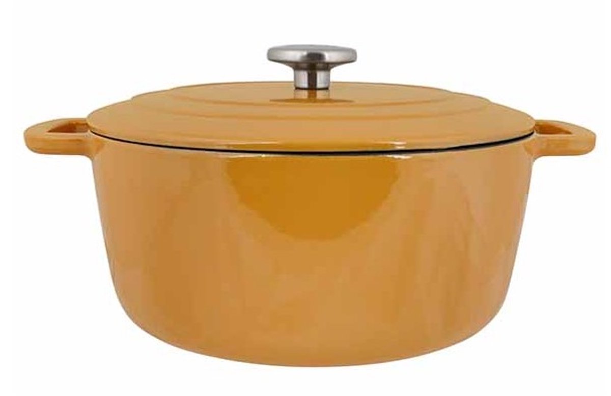Cosy Trendy fontestic - kookpan - amber gold - ø 28cm x 13cm