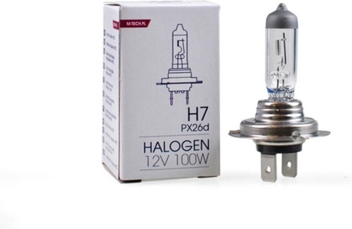 M-Tech h7 12v 100w - basic - enkel