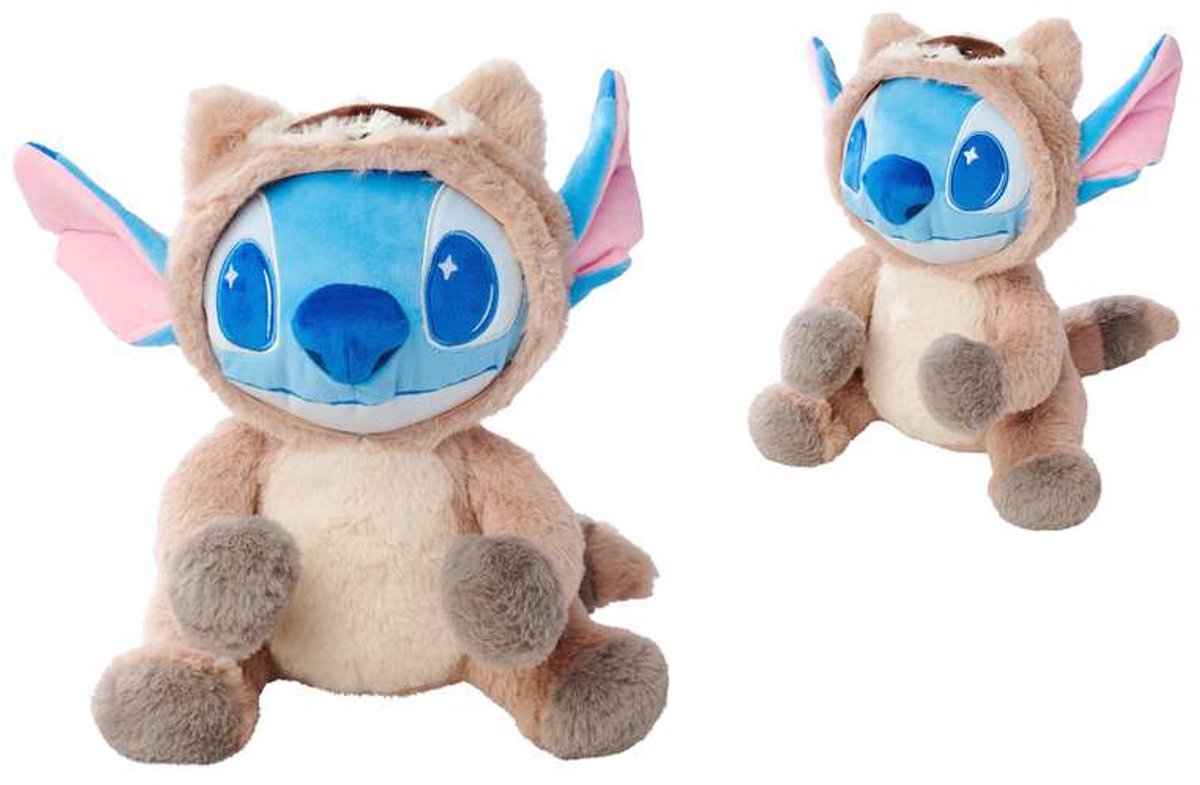 Simba Toys Plush - Disney Pluche disney - stitch onesie wasbeer (25cm) - 6315870573npb