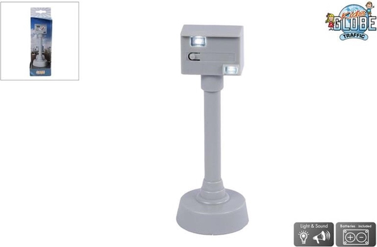 Kids GLOBE flitspaal met licht en geluid, 12cm