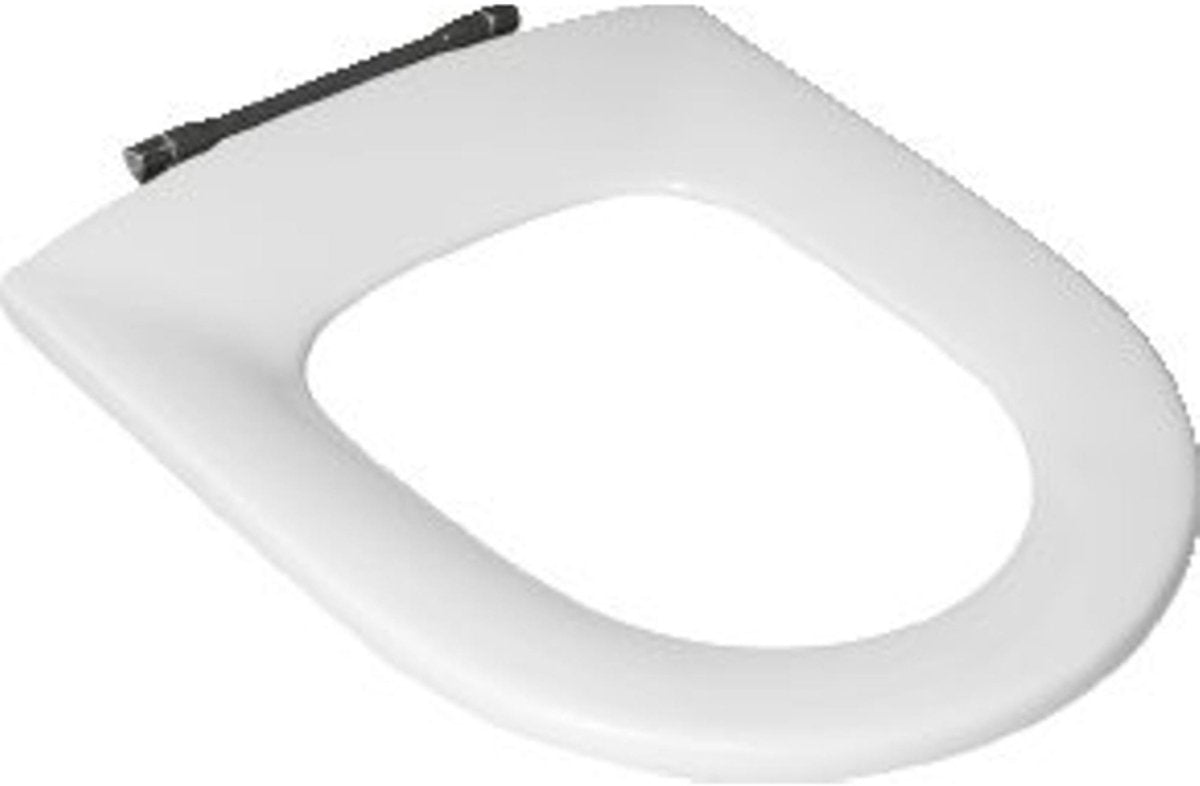 Villeroy Boch o.novo closetzitting - zonder deksel met doorlopende scharnieren wit