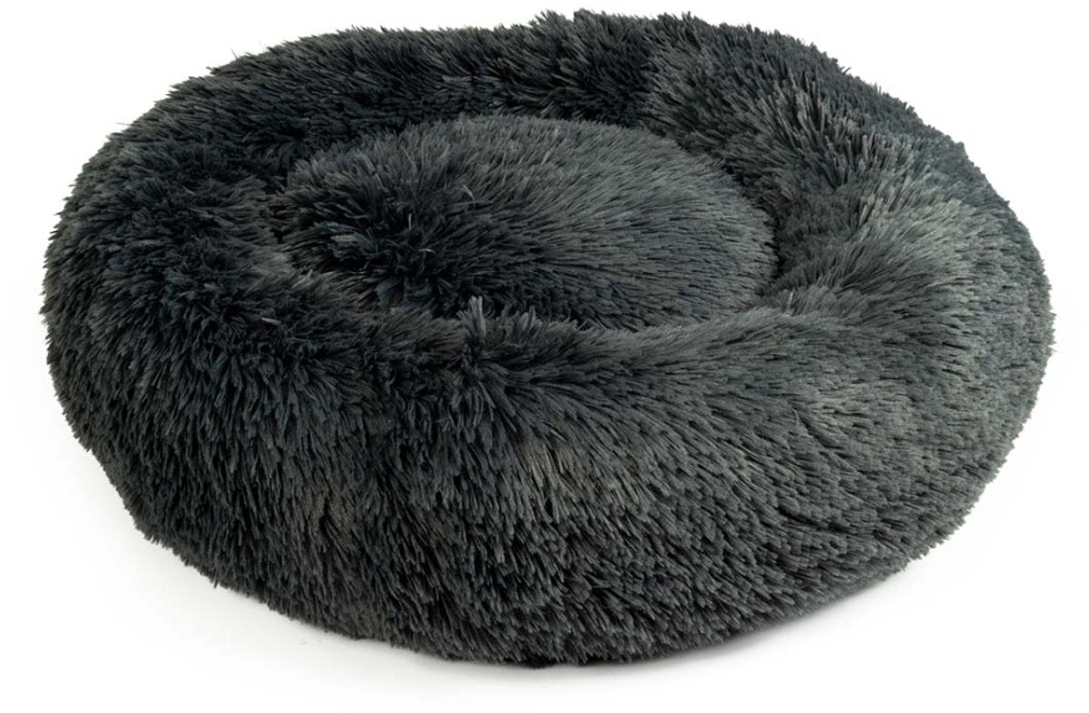 Duvo Plus - donut bed - donker grijs - m - 65x65x15cm