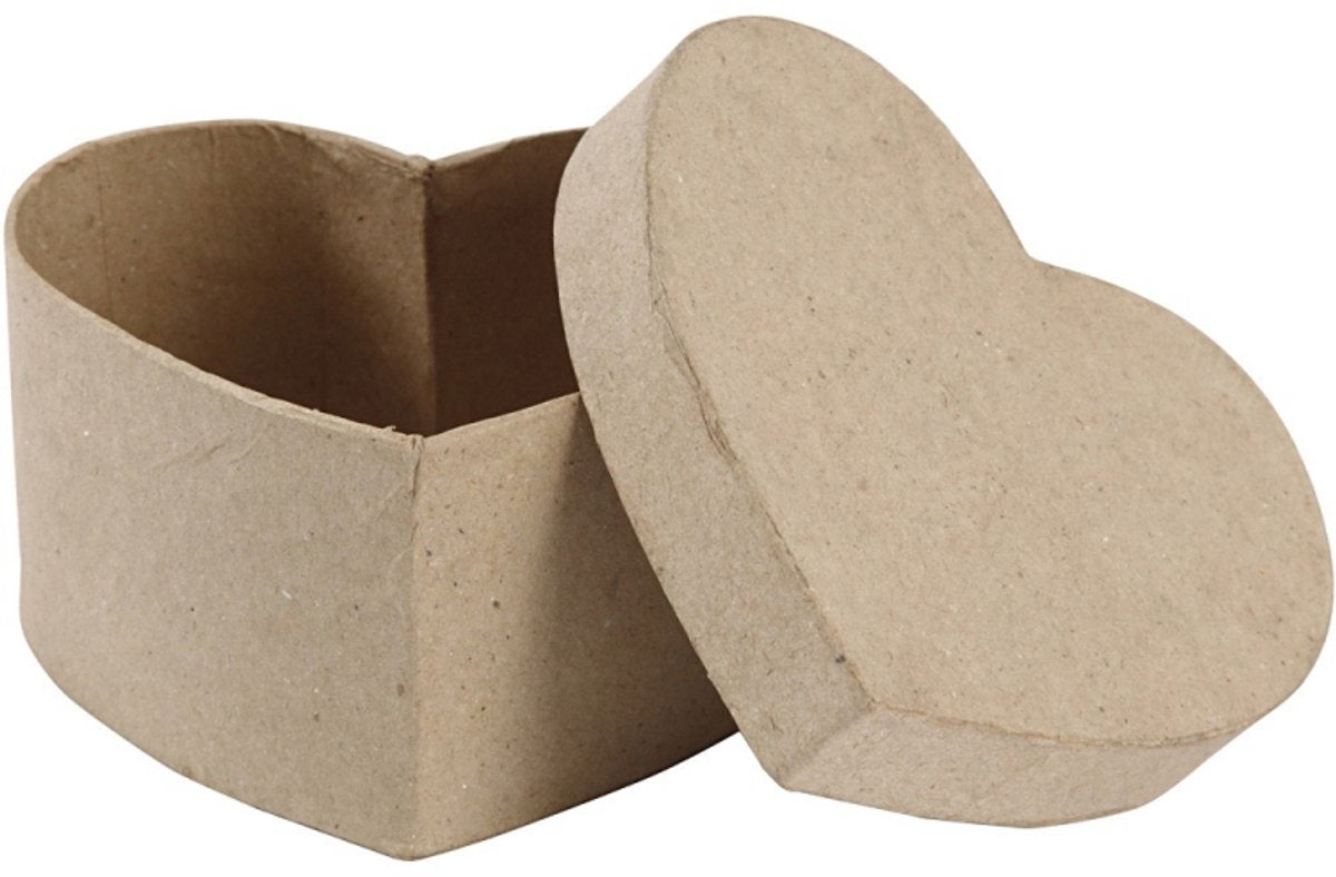 Creativ Company Cc hartvormige doos h: 6 cm, 11,5x11,5 cm