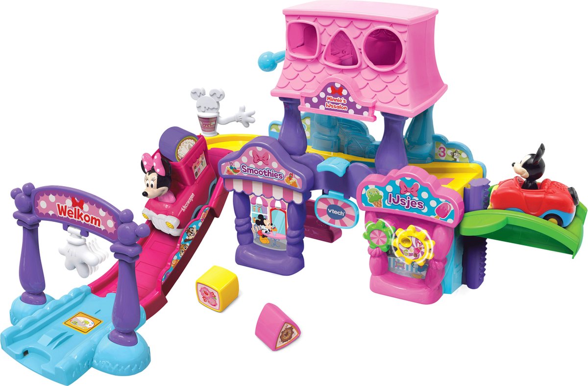 VTech toet toet auto's disney minnie's ijssalon speelset - interactief speelgoed - educatief babyspeelgoed - vanaf 1 tot 5 jaar