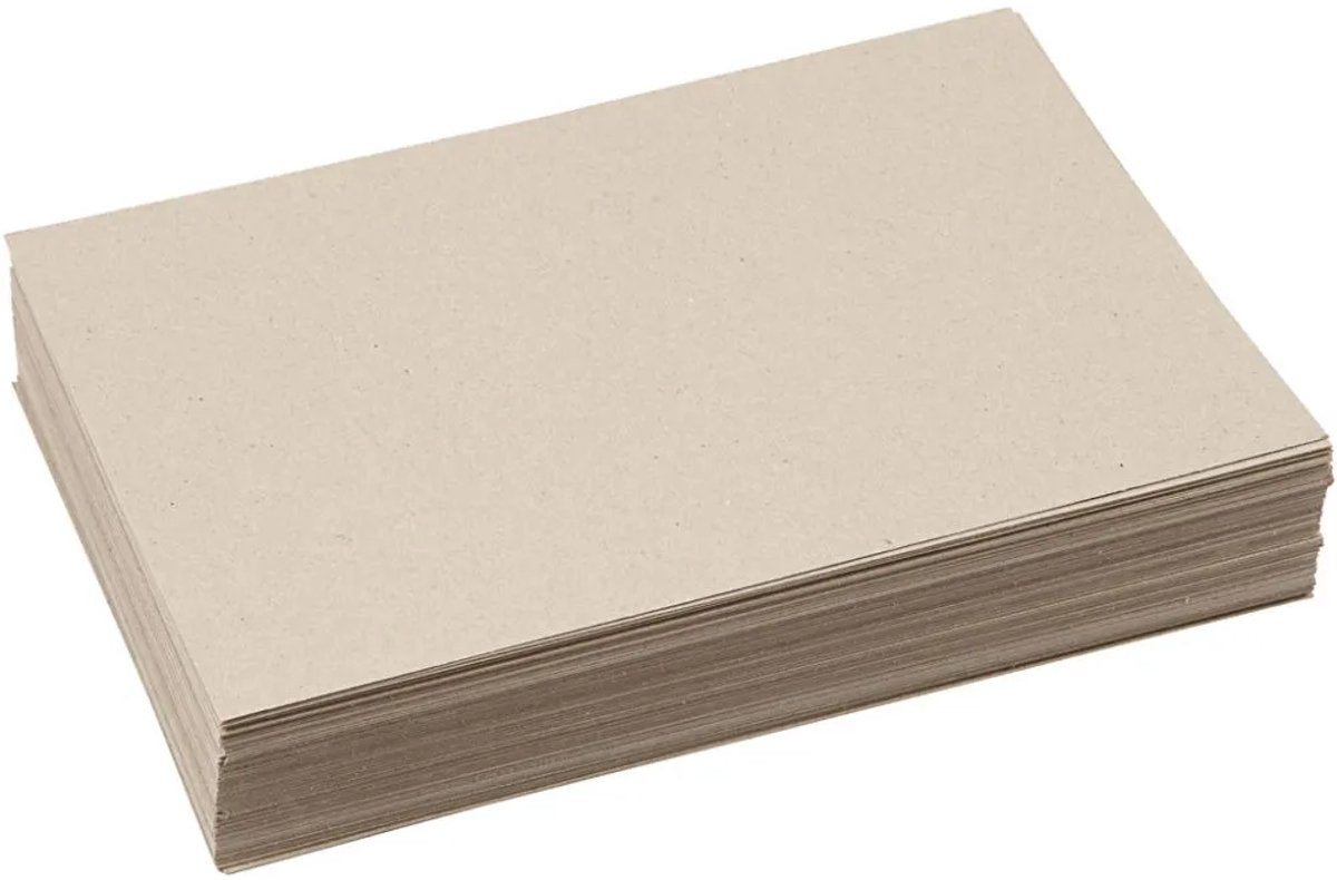 Creativ Company recycled karton a4 225 gr bruin 125 vel