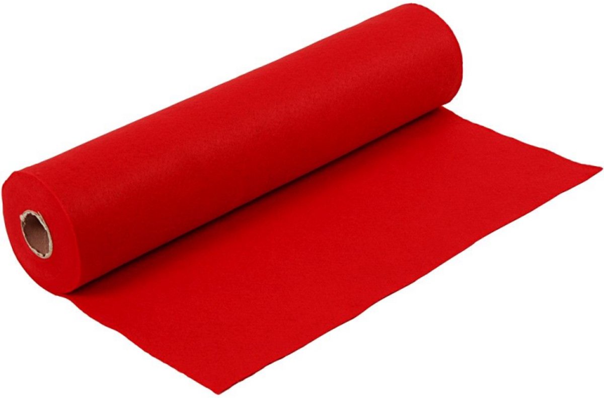 Creativ Company hobbyvilt op rol 5m rood