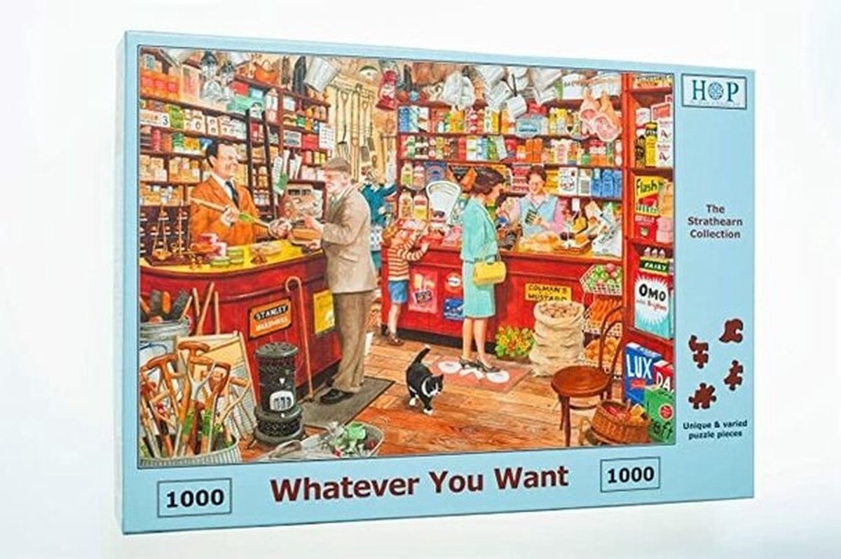 House Of Puzzles legpuzzel 1000 stukjes nostalgie en landschap.