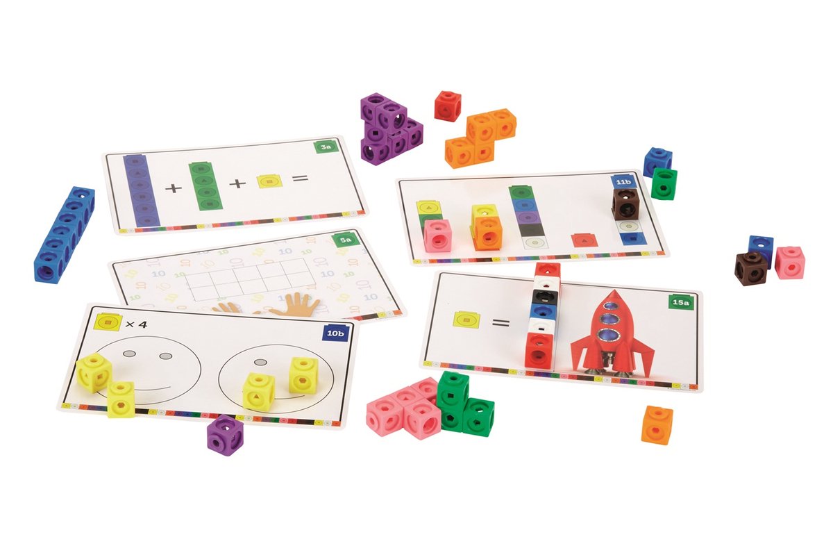 Learning Resources mathlink cubes - reken speelgoed voor 3+ jaar - 100 stuks