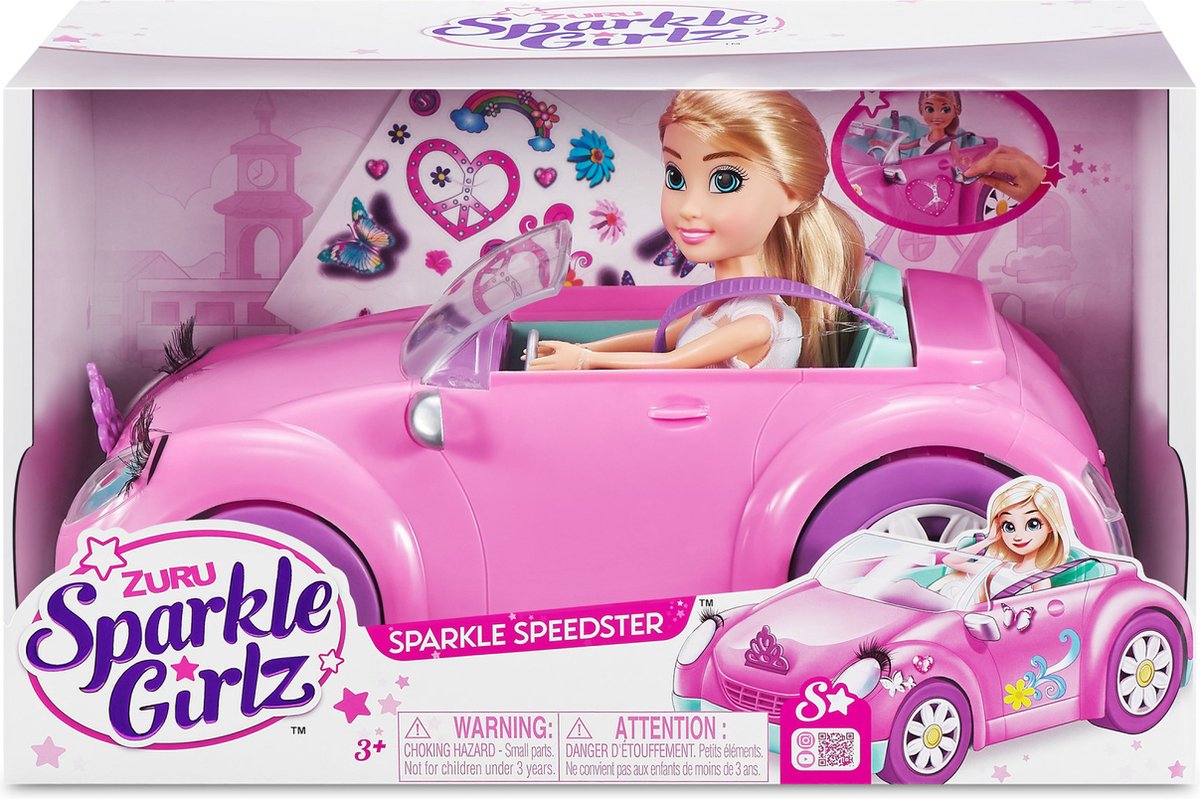 Sparkle Girlz cabrio met pop van zuru