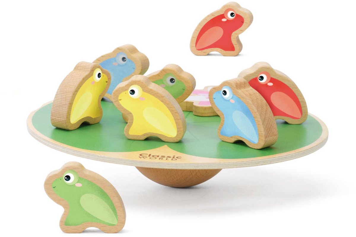 Classic World stapel waterlelie met kikkers