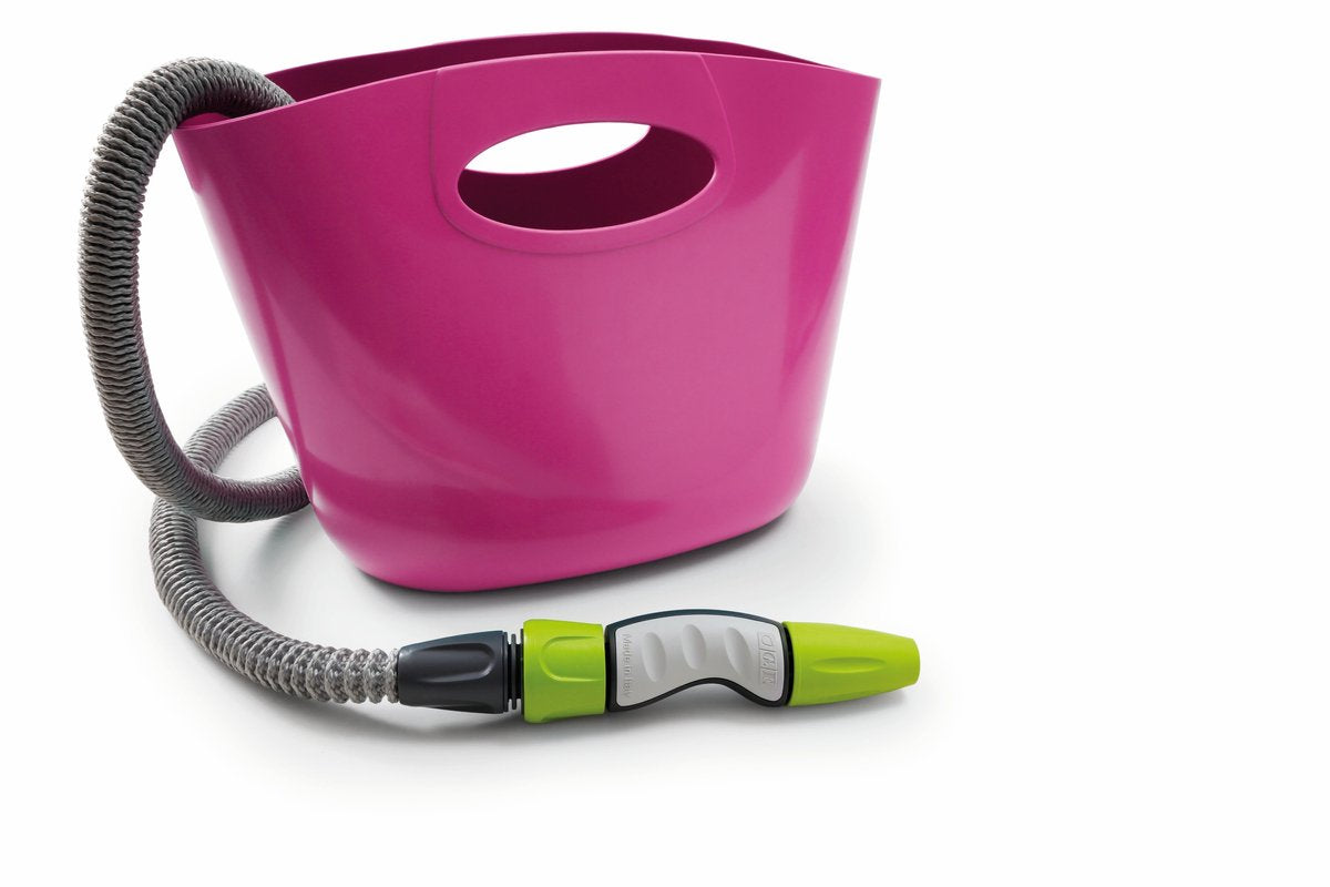G.F. Gf aquapop 15 m uitrekbare slang in tas fuchsia