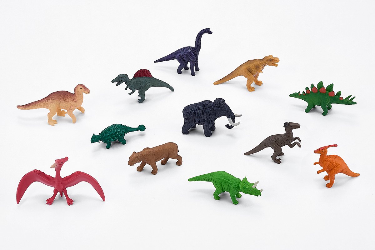 MOJO prehistorie mini dinosaurussen speelset, 12dlg. - 380055