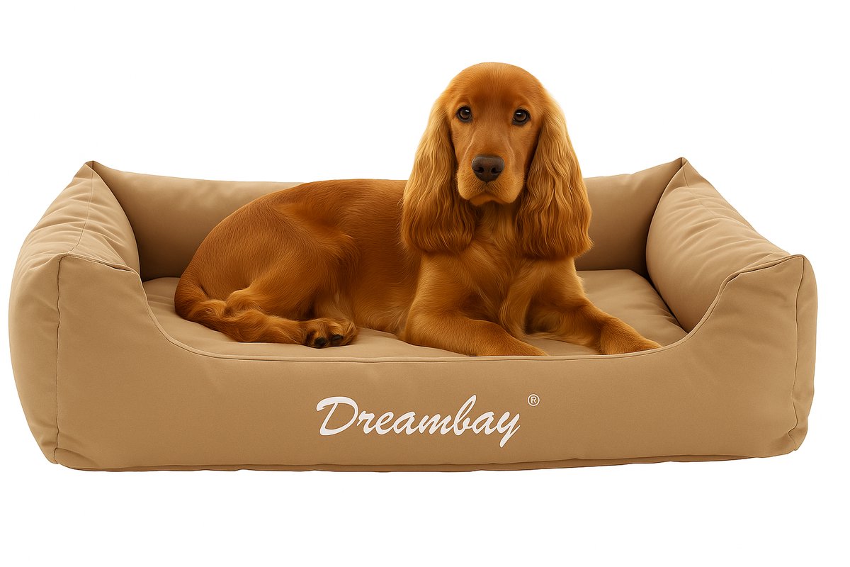 Karlie Wonderland Flamingo hondenmand dreambay - zand - 80 x 67 x 22 cm