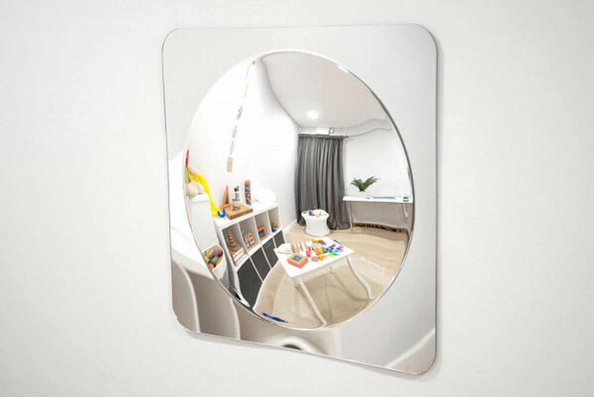 TickIT Acryl spiegelpaneel met koepel – educatief spiegelspel voor kinderen 490 mm