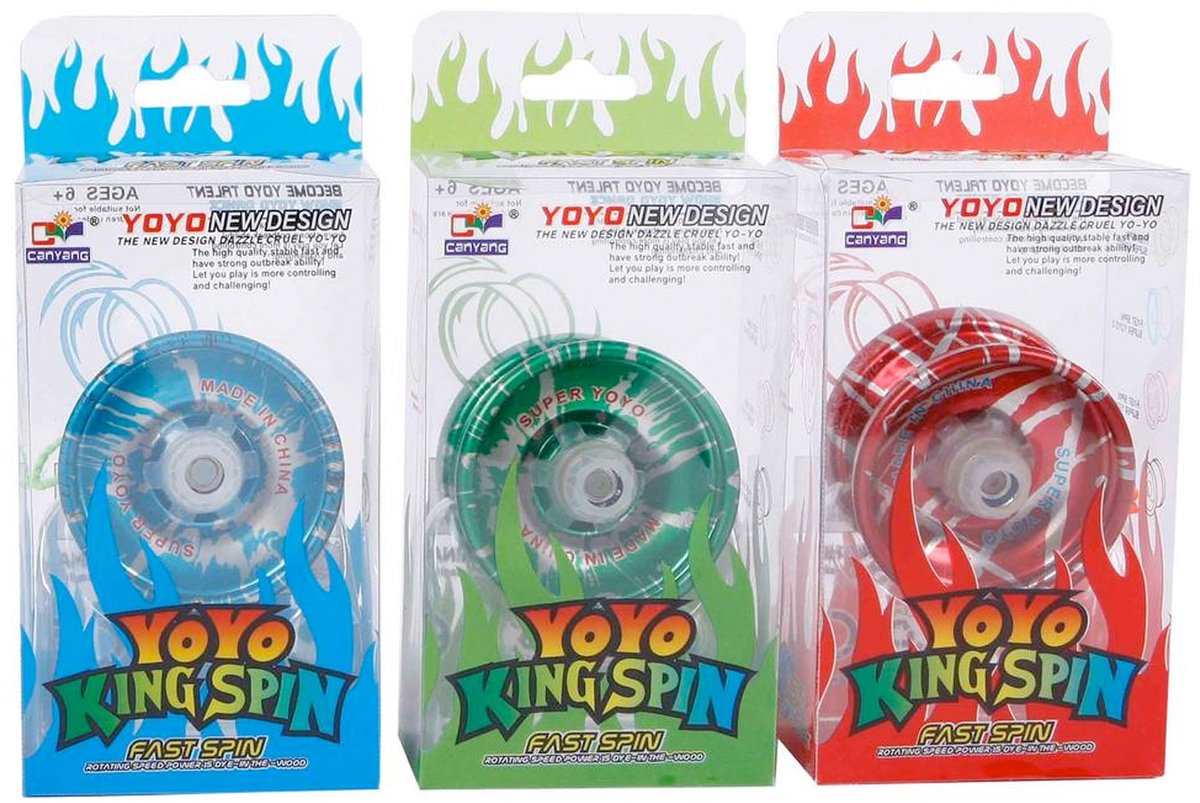 VAN MANEN jojo yoyo king spin junior 15 cm aluminium