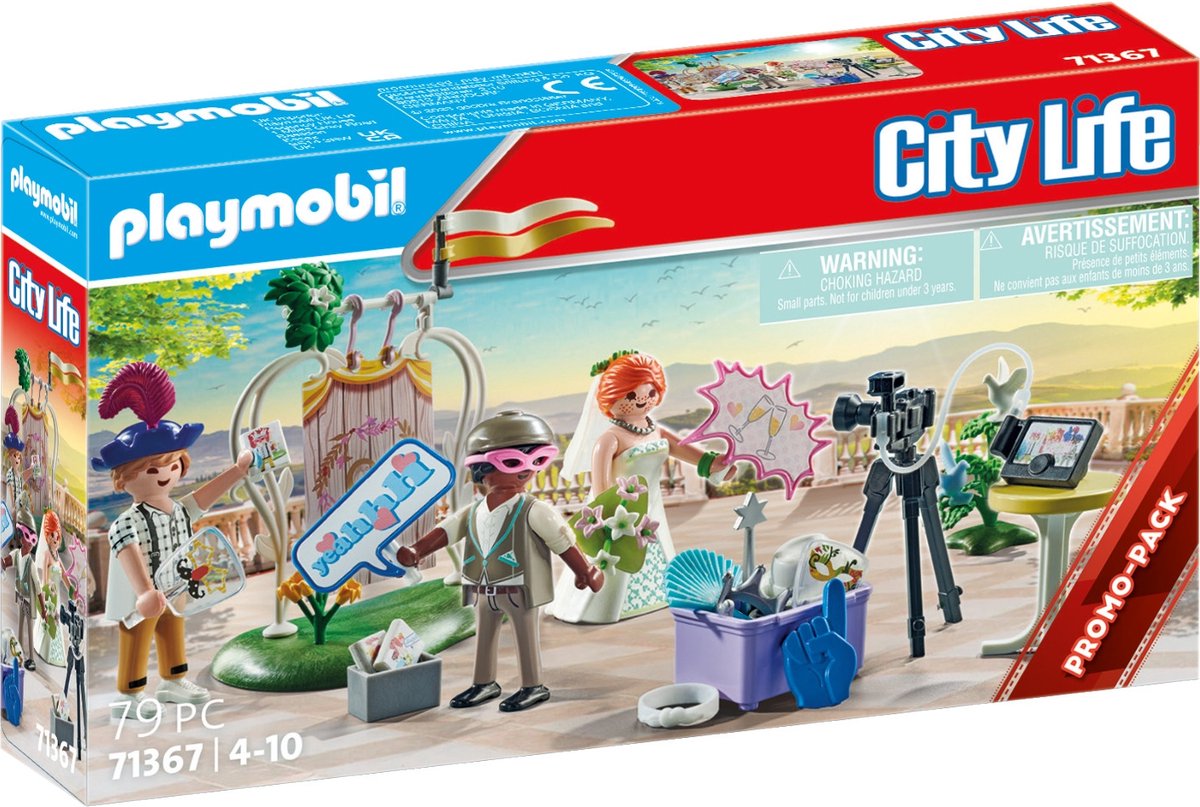 PLAYMOBIL city life bruidspaar met camera promo pack - 71367
