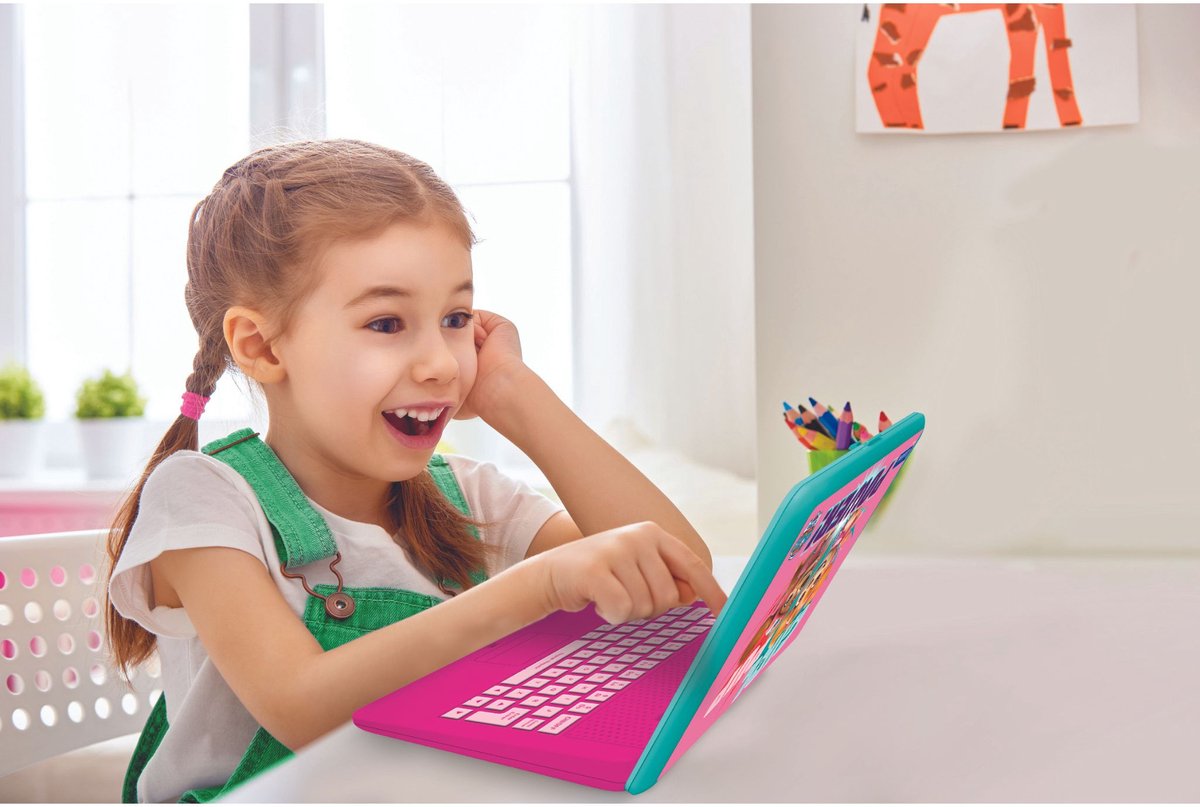 Lexibook Ordinateur portable éducatif bilingue la pat patrouille girly (fr nl)