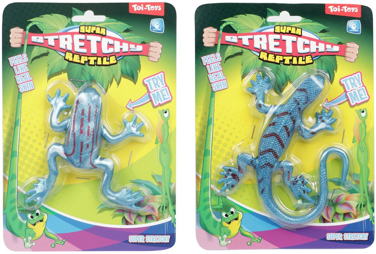 Toi-Toys Rekbare kikker hagedis