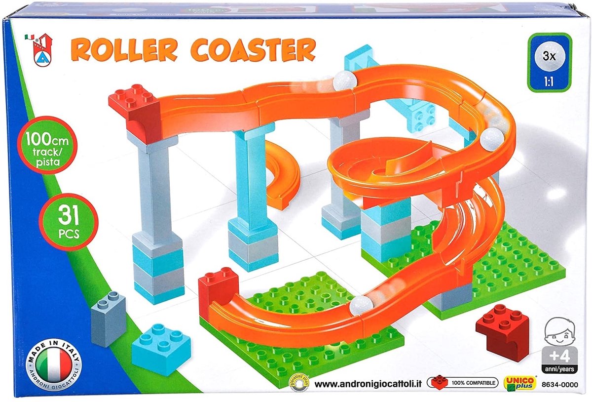 Androni Knikkerbaan roller coaster set, 31dlg.