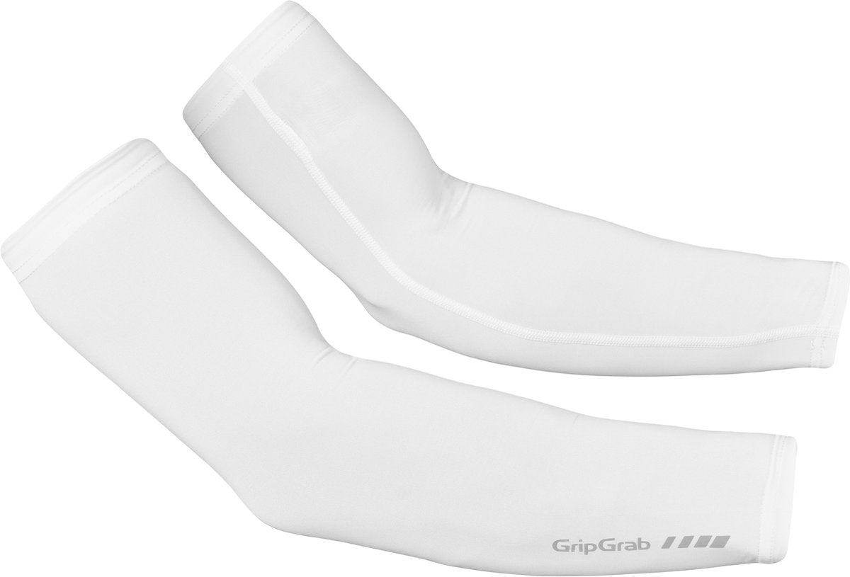 GripGrab - upf 50+ uv protect arm sleeves zomer fiets armstukken uv bescherming - unisex - wit