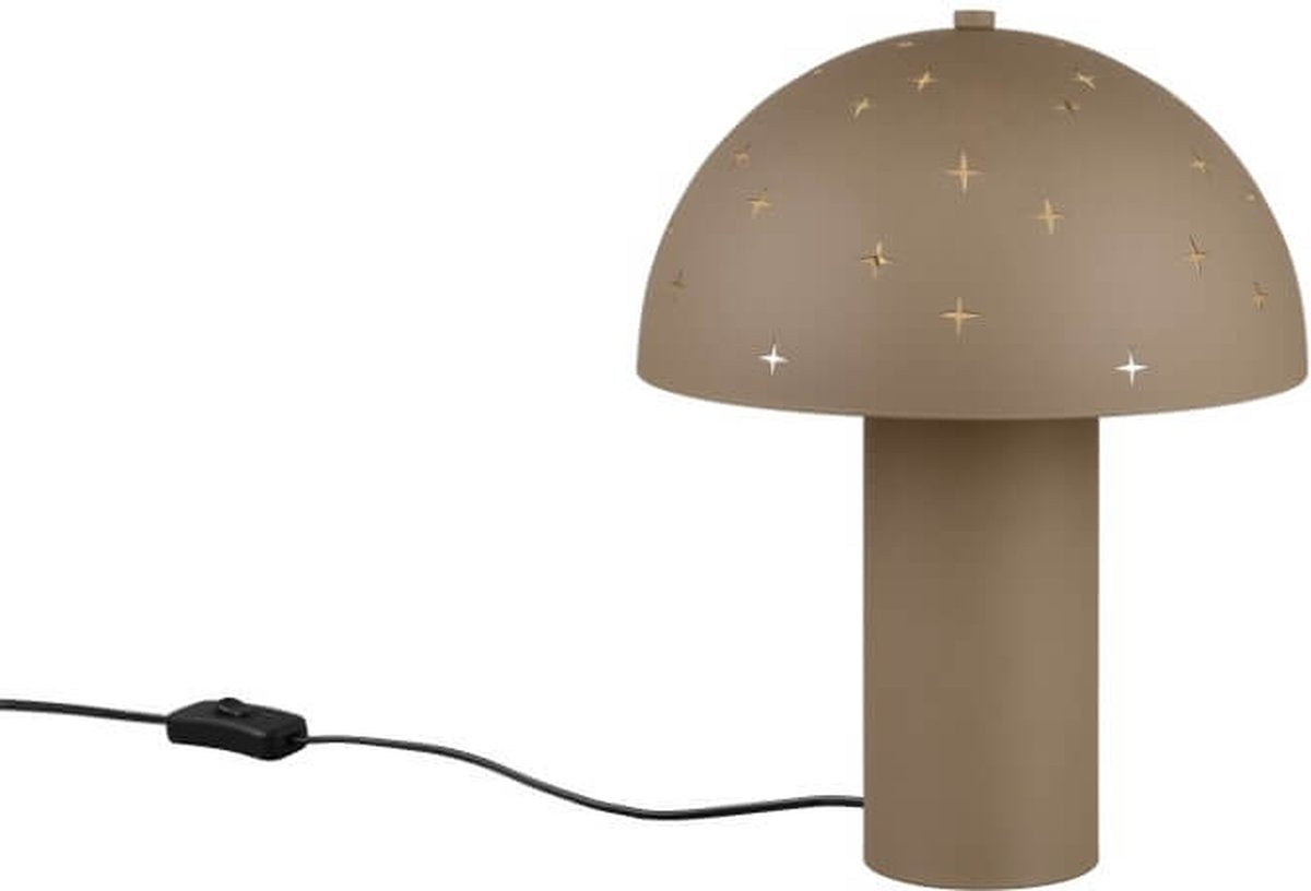 RL LIVE YOUR LIGHT Reality seta - tafellamp - taupe - excl. 1x e14 28w - snoerschakelaar