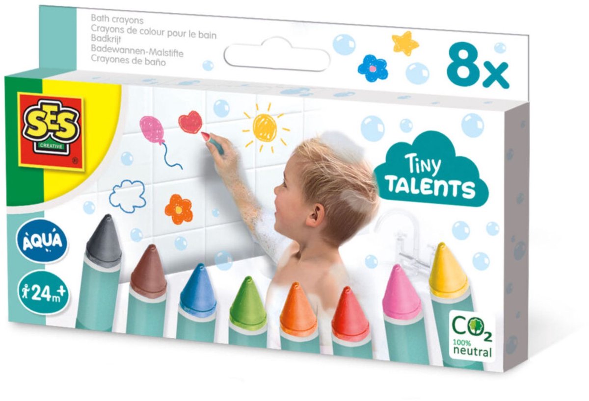 SES Creative Ses tiny talents badkrijt - 8 kleuren