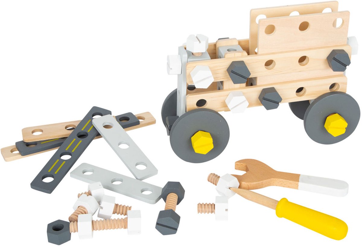 Small Foot - houten constructieset miniwob, 67dlg.
