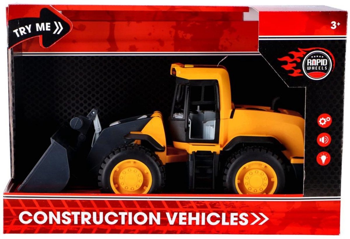 Rapid Wheels bulldozer + licht en geluid