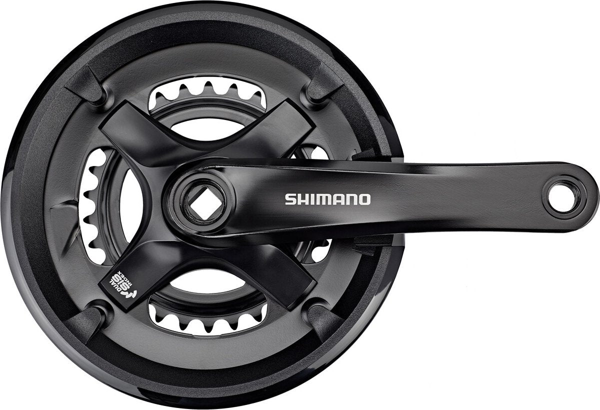 Shimano ty501 crankstel zilver 175 mm 46 30t