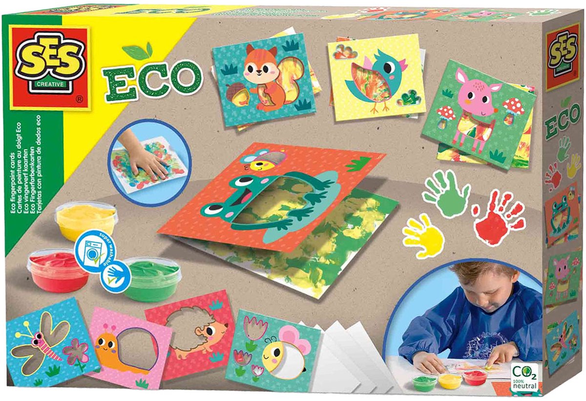 SES Creative Ses eco vingerverf kaarten