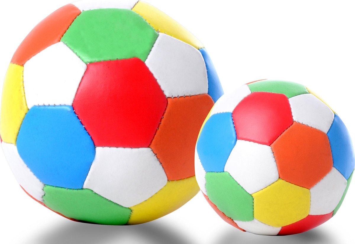 Engelhart Zachte softbal 15 cm – meerkleurig – 32 panels – foam speelbal – recreatieve bal – sport- en spelbal – kindvriendelijk speelgoed –