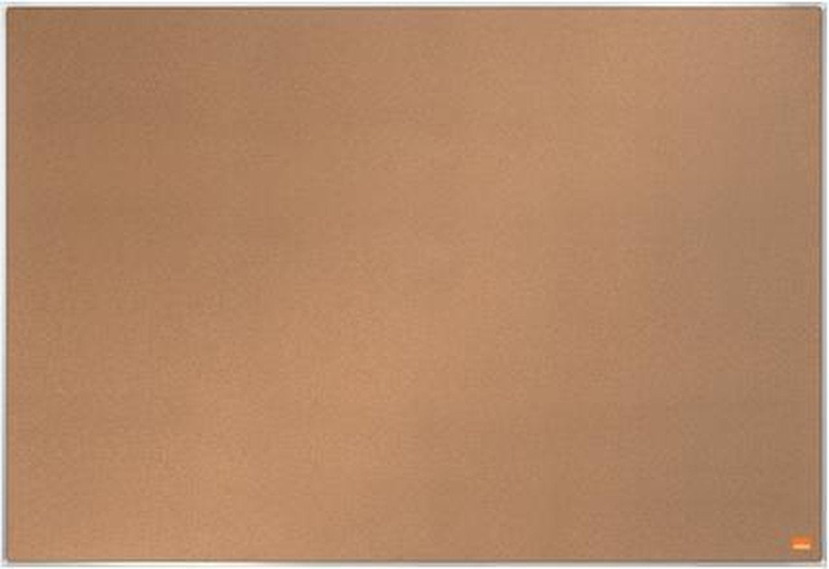 Nobo impression pro memobord prikbord met zelfherstellend kurk - whiteboard 900x600mm - natuurbruin - planner
