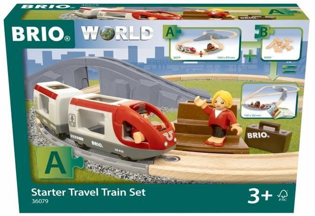 BRIO treinbaan starter set - 22-delig