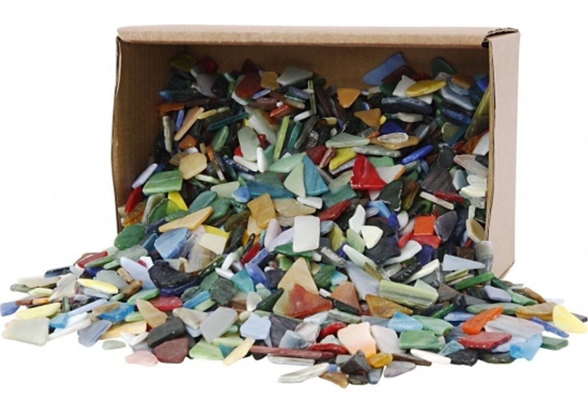 Creotime Getrommeld glas mix klein 2 kg