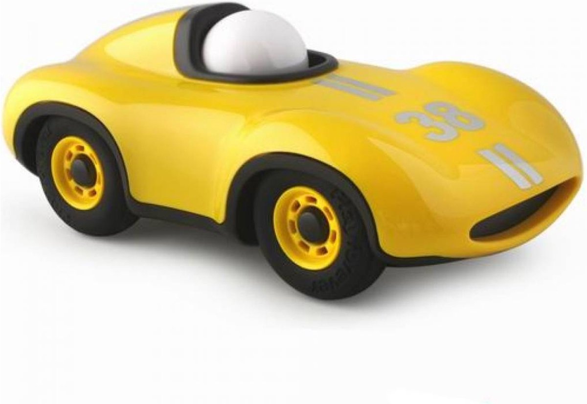 Playforever Toys Playforever - speelgoedauto - speedy le mans - geel