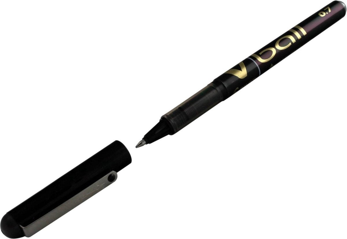 Pilot Pen roller v ball 0,7 mm zwart (12 stuks)