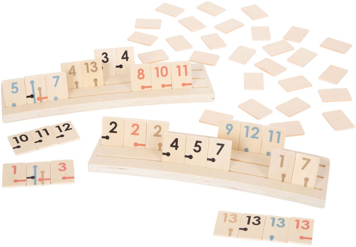Small Foot - houten rummy spel