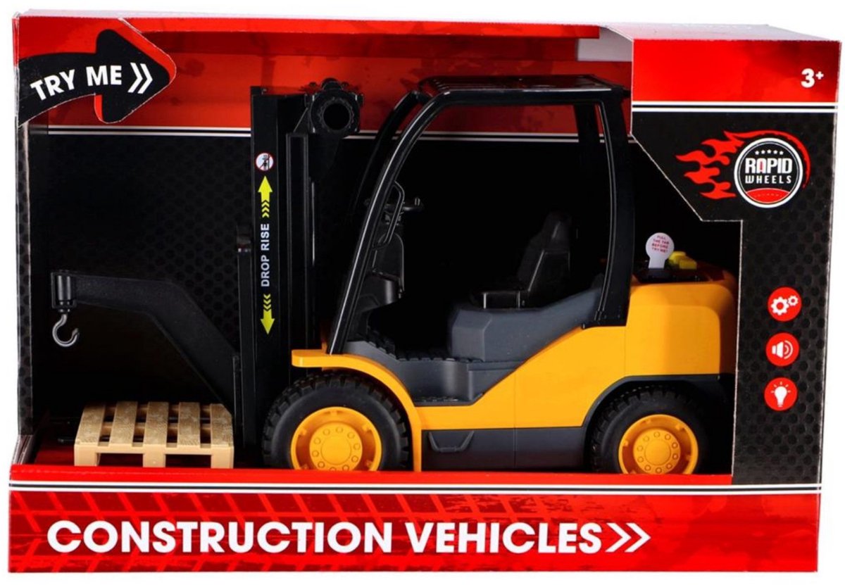 Rapid Wheels heftruck + licht en geluid